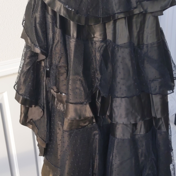 Flamenco Spanish Strapless Costume Gown - Picture 4 of 12